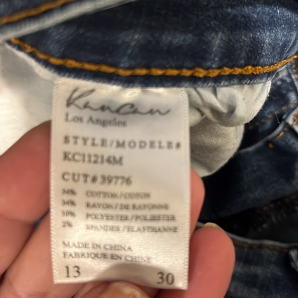 Kancan Mid-Rise Skinny Stretch Jeans - Picture 12 of 12